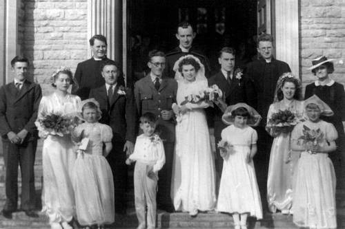 1945 Wedding Photo