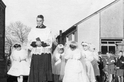 1952 First Communion Procession