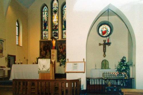1980s Interior View of Church