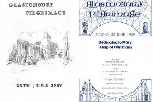 1989 Pilgrimage Programme
